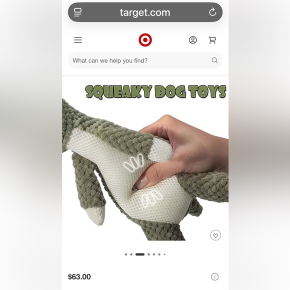 🐾 Green Plush Indestructible Chew Toy for Dogs - Picture 4 of 15